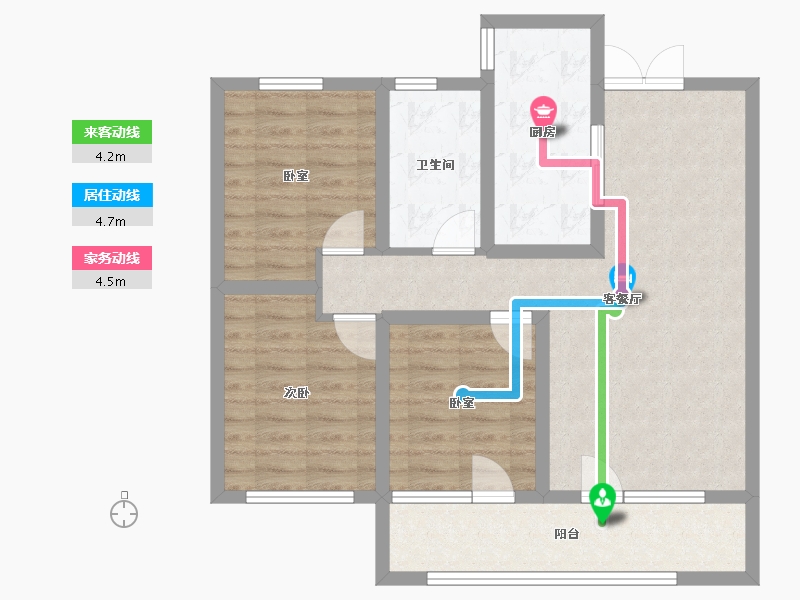 山东省-青岛市-盈创板桥华府-81.00-户型库-动静线