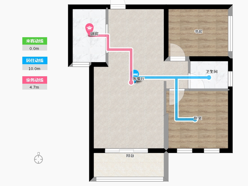 广西壮族自治区-防城港市-智仁家园-60.00-户型库-动静线