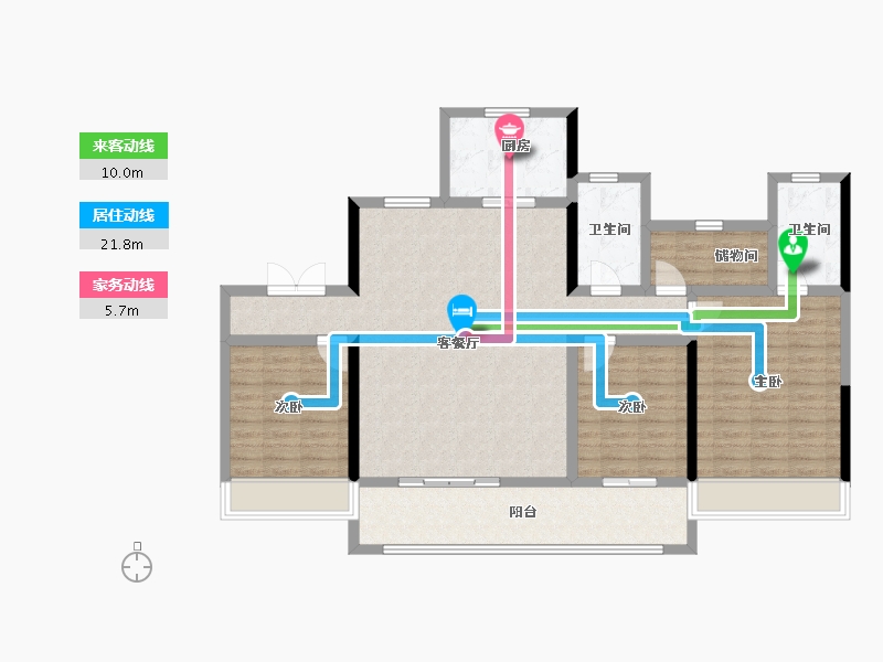 江苏省-常州市-中海桂语江南-115.51-户型库-动静线