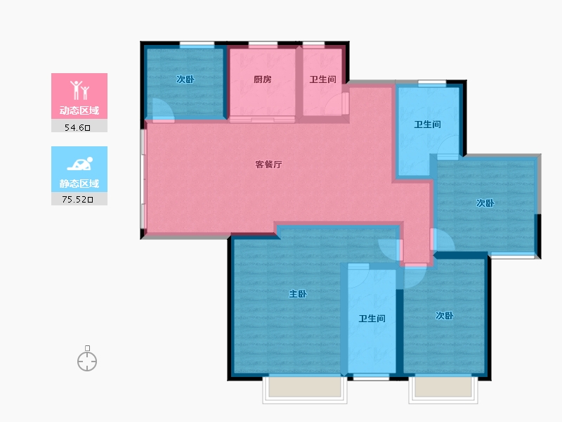 湖南省-株洲市-第四代住房未来社区-116.30-户型库-动静分区