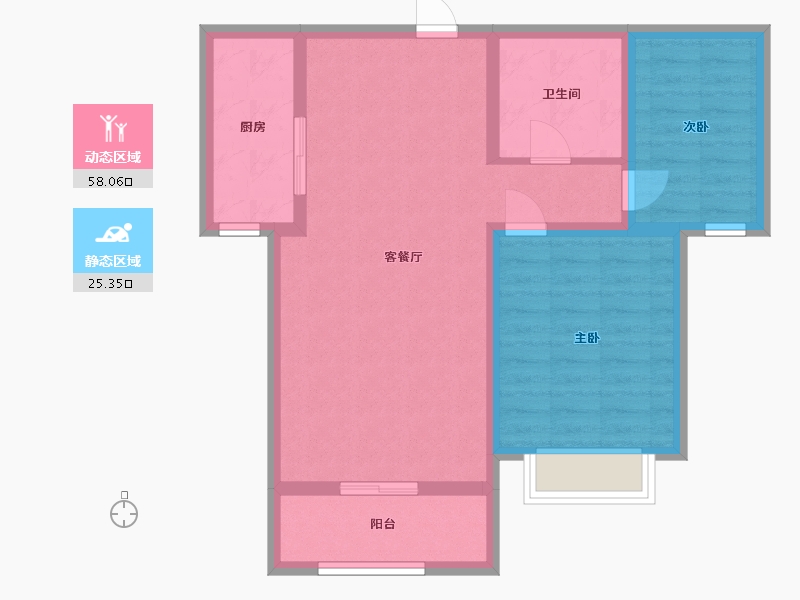 山西省-太原市-新希望花园-32.00-户型库-动静分区