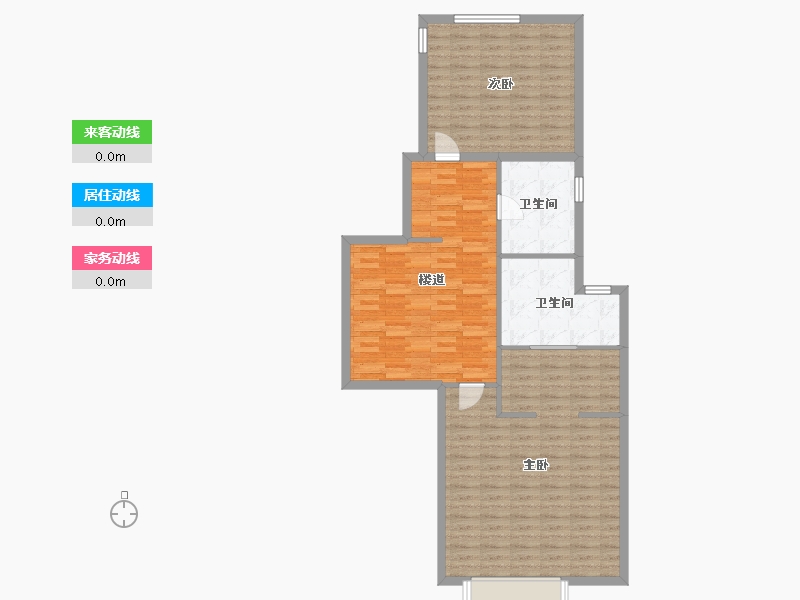 江苏省-苏州市-东原千浔-99.56-户型库-动静线