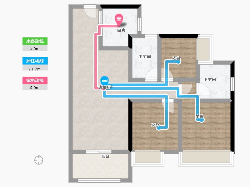 广东省-阳江市-美的未来中心-78.16-户型库-动静线