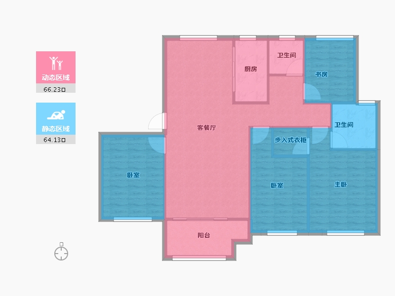 河南省-开封市-绿城·桃李春风-120.00-户型库-动静分区