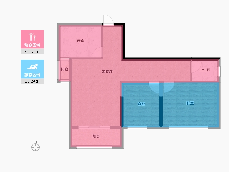 广西壮族自治区-防城港市-智仁家园-70.21-户型库-动静分区