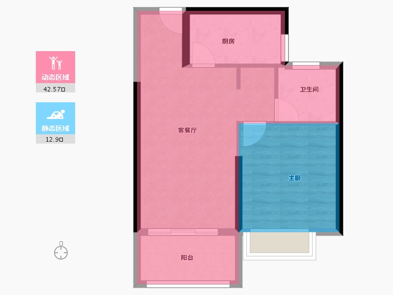 广西壮族自治区-防城港市-防城港恒大悦澜湾-49.65-户型库-动静分区