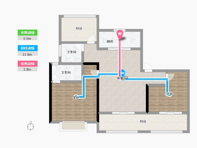 江苏省-常州市-常发珑玥-109.15-户型库-动静线