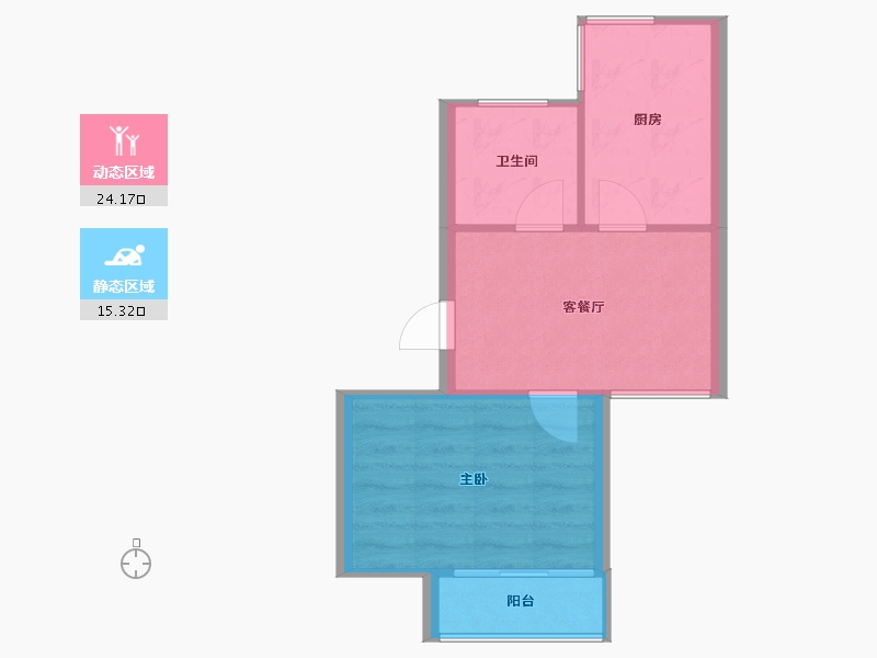 山东省-烟台市-怡海嘉苑-35.94-户型库-动静分区