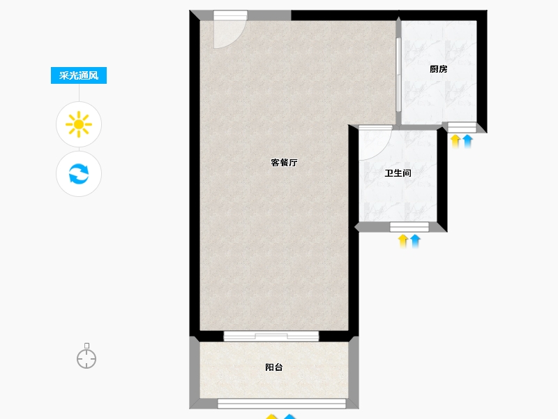 广西壮族自治区-防城港市-防城港恒大悦澜湾-43.20-户型库-采光通风