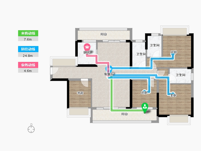 广东省-阳江市-伴山溪谷-109.02-户型库-动静线