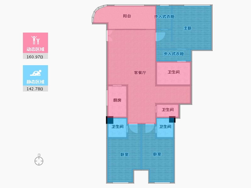 河北省-邯郸市-美食林环球中心-279.36-户型库-动静分区