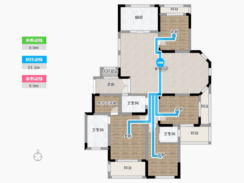 河南省-焦作市-东方今典境界-150.40-户型库-动静线