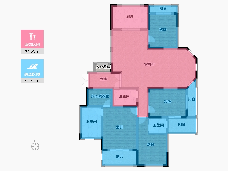 河南省-焦作市-东方今典境界-150.40-户型库-动静分区