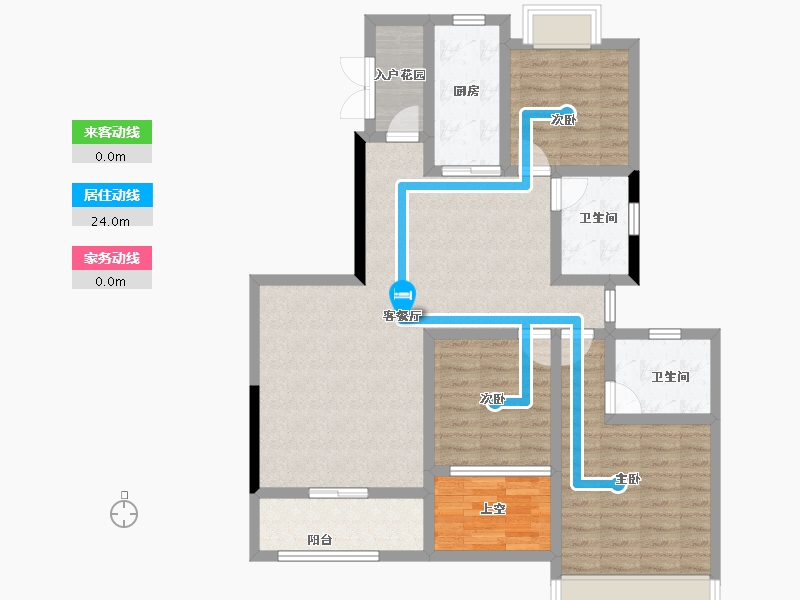 贵州省-铜仁市-铜仁·恒大山湖郡-99.51-户型库-动静线