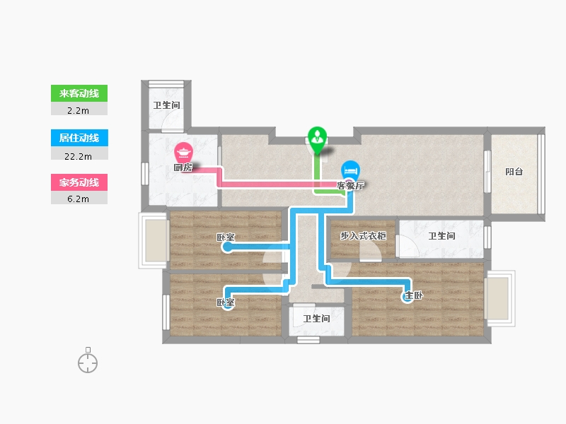 山东省-烟台市-恒信园-80.81-户型库-动静线