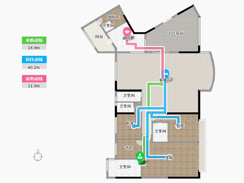 广东省-广州市-博雅首府-292.80-户型库-动静线