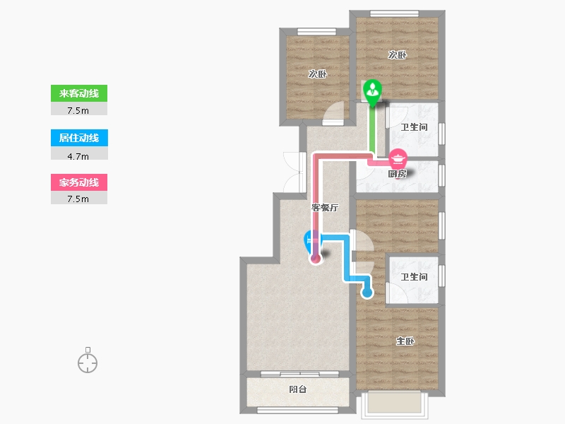 河北省-石家庄市-和誉府-77.33-户型库-动静线