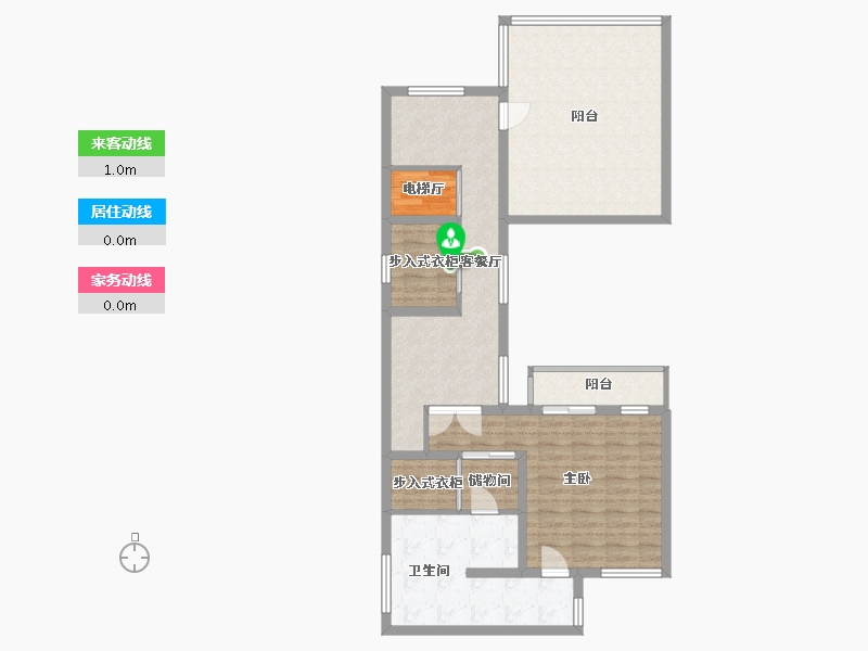 广东省-深圳市-万科第五园-90.00-户型库-动静线