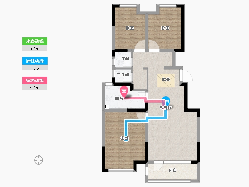 河北省-邢台市-华年里-79.07-户型库-动静线