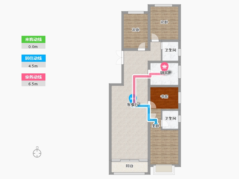 河北省-石家庄市-和誉府-107.64-户型库-动静线