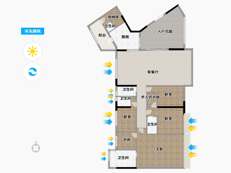 广东省-广州市-博雅首府-269.98-户型库-采光通风