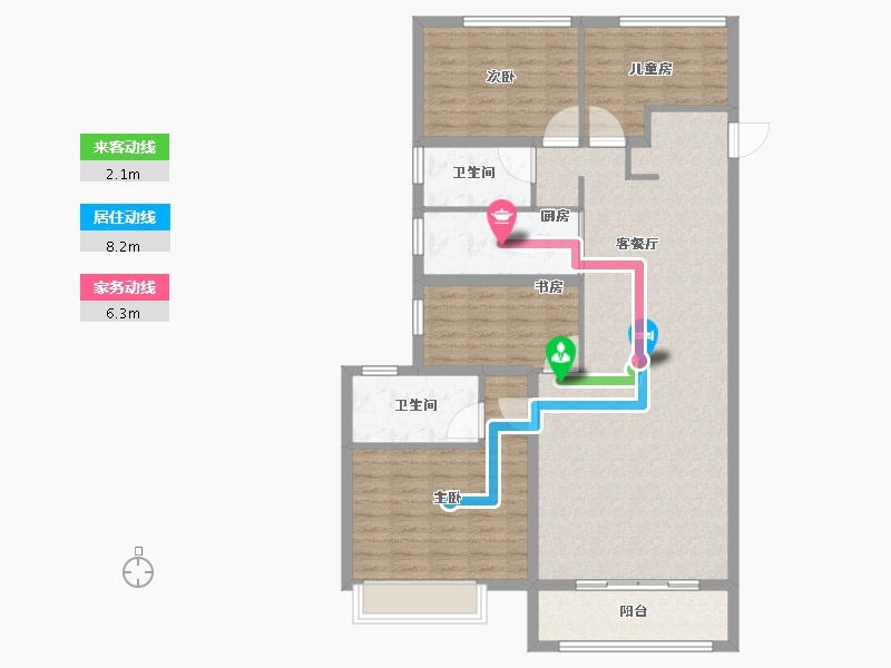 河北省-邢台市-邢台天山九峯-114.43-户型库-动静线