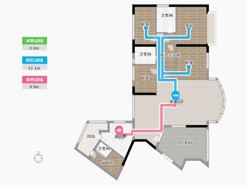 广东省-广州市-博雅首府-159.01-户型库-动静线