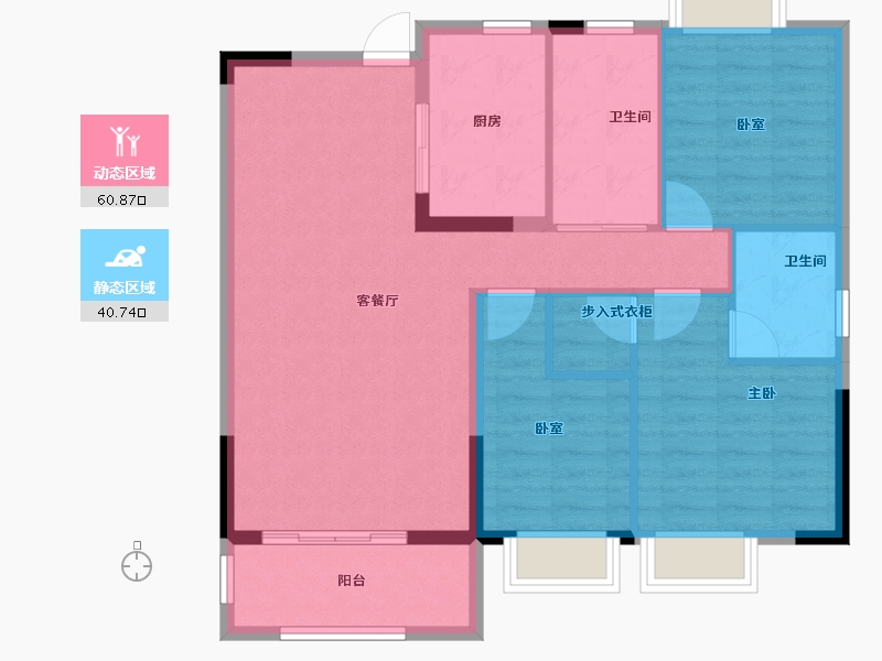 湖北省-随州市-随州曾投璟园-92.00-户型库-动静分区