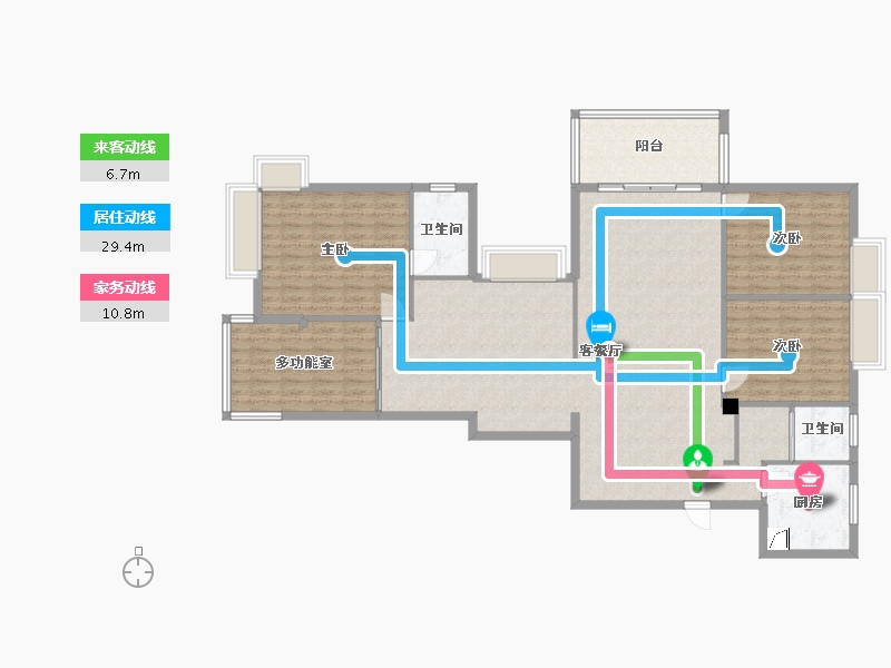 北京-北京市-丰富的-120.00-户型库-动静线