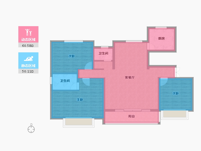 河北省-邢台市-东昇华府-99.20-户型库-动静分区