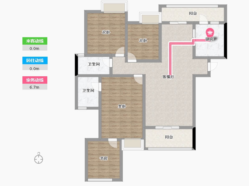 贵州省-铜仁市-桐达果岭-122.72-户型库-动静线