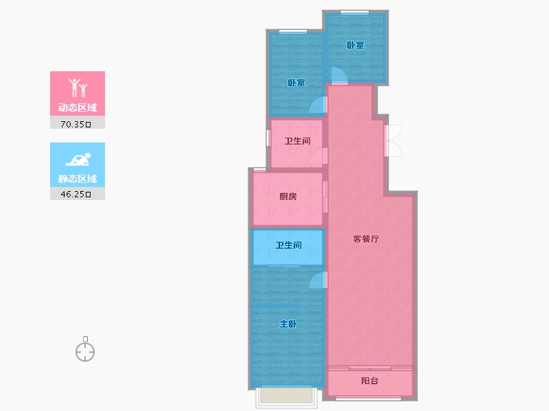 河北省-石家庄市-和誉府-104.99-户型库-动静分区