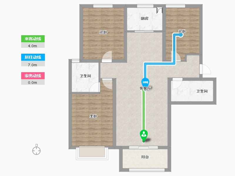 河北省-邢台市-新华里188号-95.19-户型库-动静线