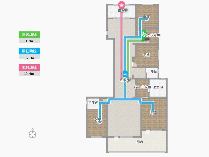 河北省-邢台市-丰基云墅-235.77-户型库-动静线