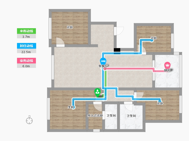 河南省-郑州市-空港宸院-120.00-户型库-动静线