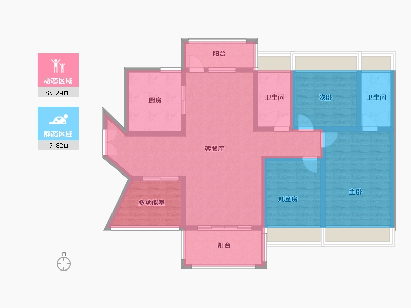 广东省-云浮市-筠州小镇-0.00-户型库-动静分区