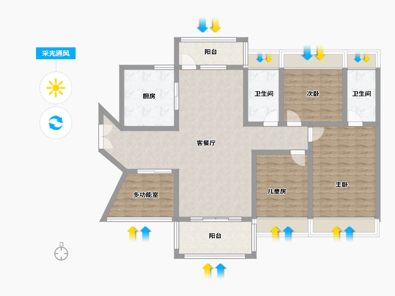 广东省-云浮市-筠州小镇-0.00-户型库-采光通风