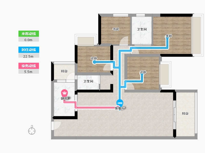 广东省-梅州市-创杰璟苑-101.85-户型库-动静线