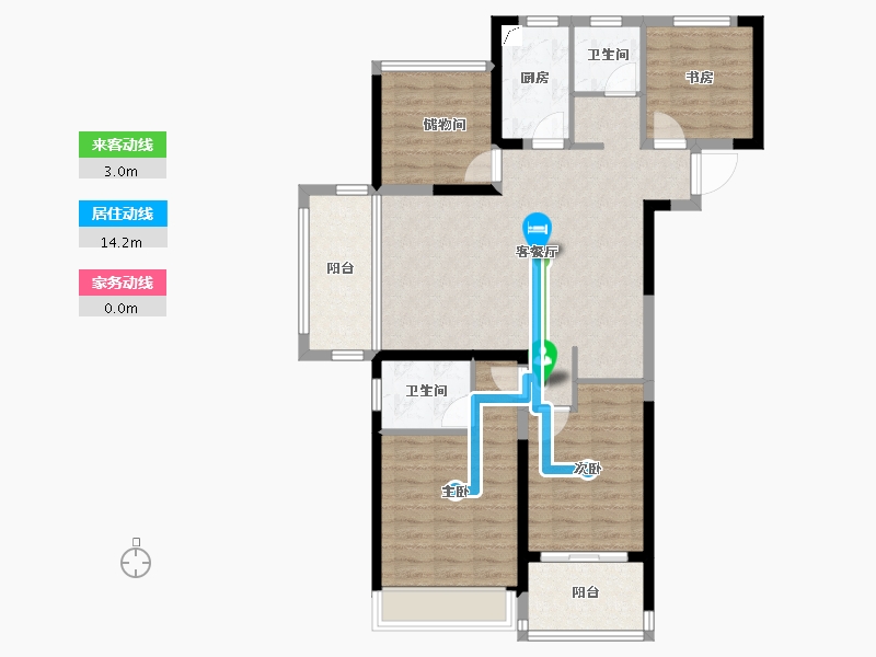 安徽省-六安市-华邦新华城-99.20-户型库-动静线