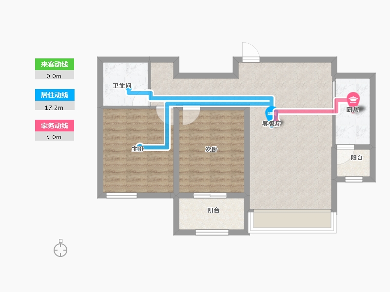 河北省-邢台市-旭阳学府西区-71.80-户型库-动静线