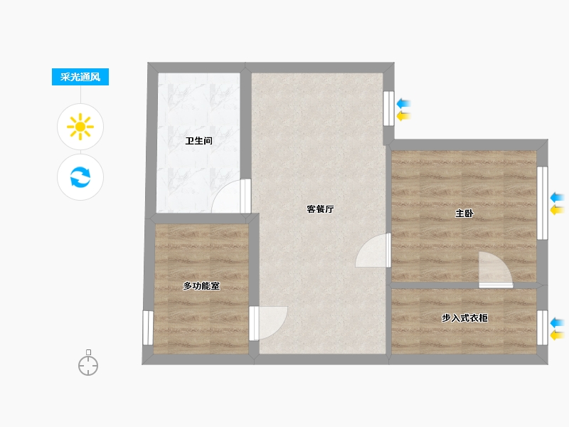 甘肃省-酒泉市-山水·丽都-90.00-户型库-采光通风