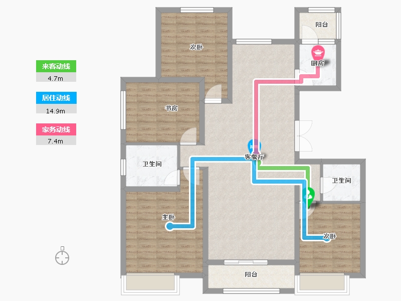 河北省-邢台市-旭阳学府西区-117.60-户型库-动静线