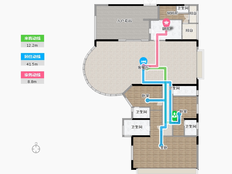 广东省-广州市-博雅首府-308.45-户型库-动静线