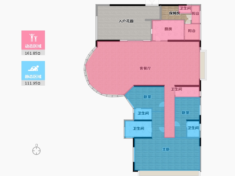 广东省-广州市-博雅首府-308.45-户型库-动静分区