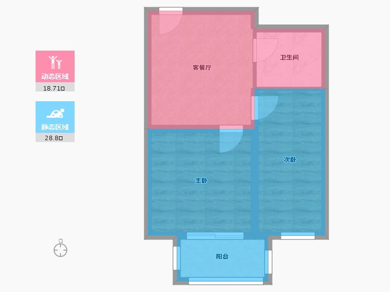 广东省-阳江市-浩大岭南新邨-42.03-户型库-动静分区