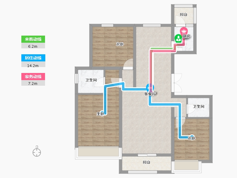 河北省-邢台市-旭阳学府西区-99.20-户型库-动静线