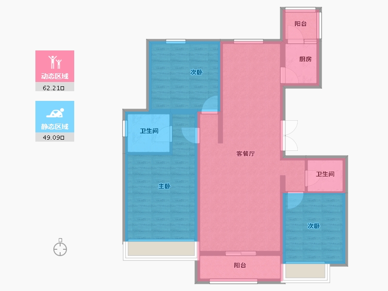 河北省-邢台市-旭阳学府西区-99.20-户型库-动静分区