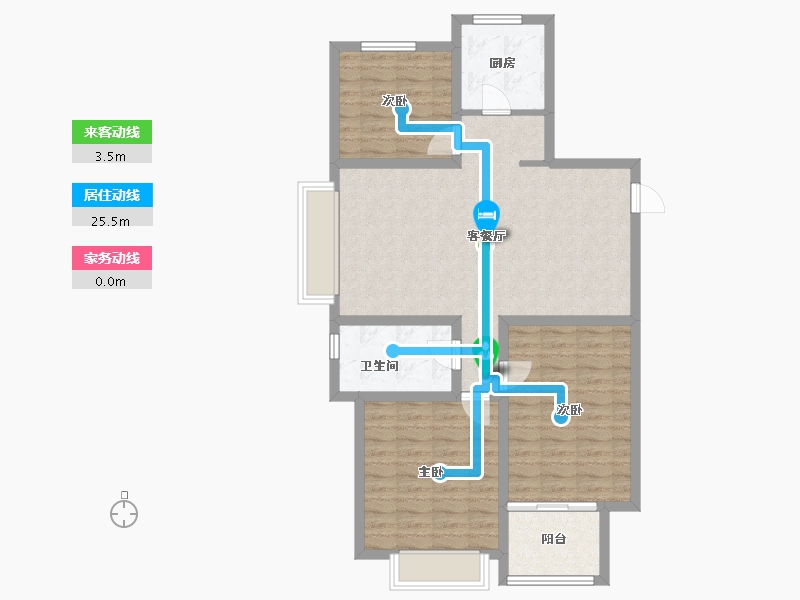 山东省-青岛市-海信观澜住宅-92.00-户型库-动静线