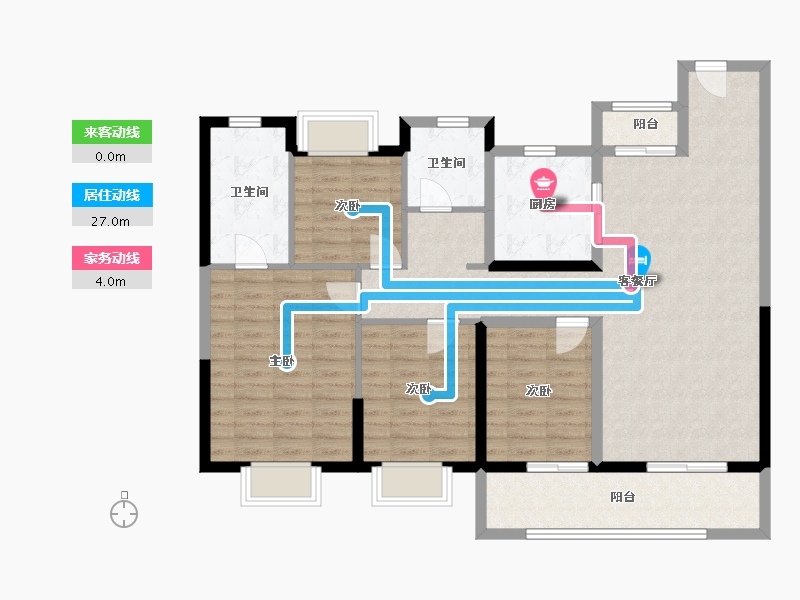 湖北省-武汉市-招商·武汉城建未来中心-114.41-户型库-动静线