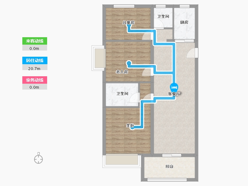 河南省-洛阳市-保利大都会-83.00-户型库-动静线